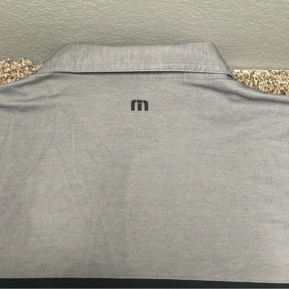 Travis Mathew Gray and Navy Polo Shirt - Picture 10 of 11